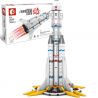SEMBO 107025 non  ĐI LANG THANG TRÊN TRÁI ĐẤT PHI CÔNG CÓ KẾ HOẠCH PHÓNG TÊN LỬA bộ đồ chơi xếp lắp ráp ghép mô hình The Wandering Earth Lưu Lạc Địa Cầu 332 khối