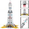 SEMBO 107025 non  ĐI LANG THANG TRÊN TRÁI ĐẤT PHI CÔNG CÓ KẾ HOẠCH PHÓNG TÊN LỬA bộ đồ chơi xếp lắp ráp ghép mô hình The Wandering Earth Lưu Lạc Địa Cầu 332 khối