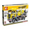 SEMBO 703941 non  MÁY TRỘN XI MĂNG bộ đồ chơi xếp lắp ráp ghép mô hình  TECHINQUE Kỹ Thuật Công Nghệ Cao Mô Hình Phương Tiện 1143 khối