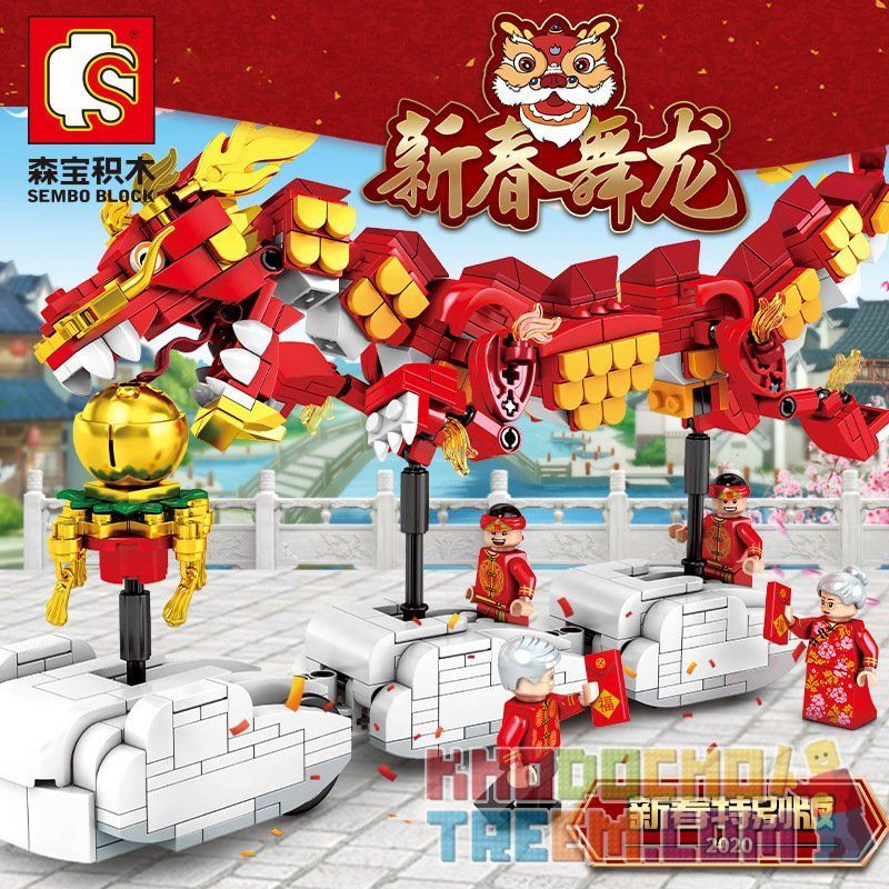 SEMBO 201015 non  PHIÊN BẢN ĐẶC BIỆT NĂM MỚI bộ đồ chơi xếp lắp ráp ghép mô hình Seasonal Mùa Lễ Hội 726 khối SEMBO 201015 non  PHIÊN BẢN ĐẶC BIỆT NĂM MỚI bộ đồ chơi xếp lắp ráp ghép mô hình Seasonal Mùa Lễ Hội 726 khối