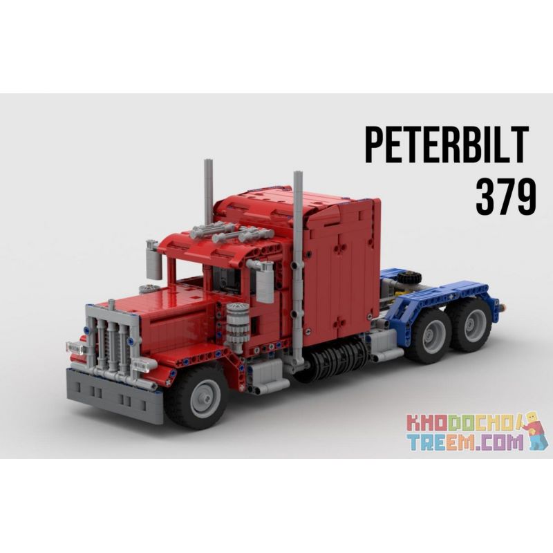 MouldKing 15001 Rebrickable MOC-24330 Xếp hình kiểu LEGO Technic 379 Peterbilt Truck 379 Xe tải Bilt Pete 845 khối MouldKing 15001 Rebrickable MOC-24330 Xếp hình kiểu LEGO Technic 379 Peterbilt Truck 379 Xe tải Bilt Pete 845 khối