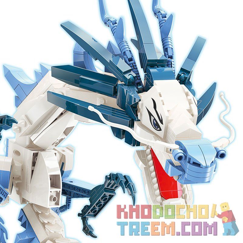 Enlighten S0102 0102 Qman S0102 0102 non  MÙA XUÂN QUỶ DỮ CỦA NEZHA AO BINGLONG bộ đồ chơi xếp lắp ráp ghép mô hình KEEPLEY Natra 837 khối