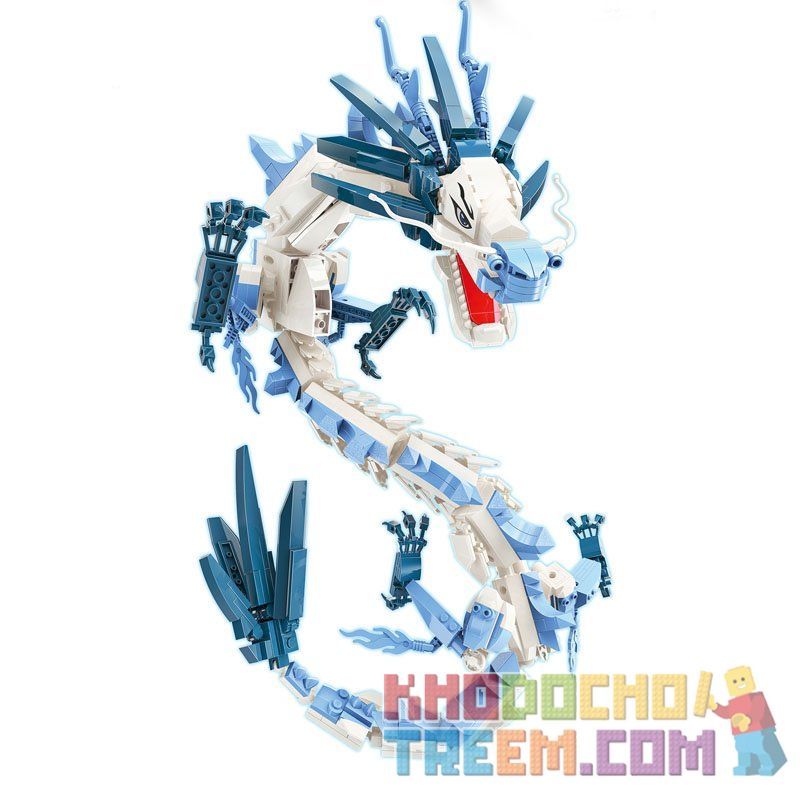 Enlighten S0102 0102 Qman S0102 0102 non  MÙA XUÂN QUỶ DỮ CỦA NEZHA AO BINGLONG bộ đồ chơi xếp lắp ráp ghép mô hình KEEPLEY Natra 837 khối