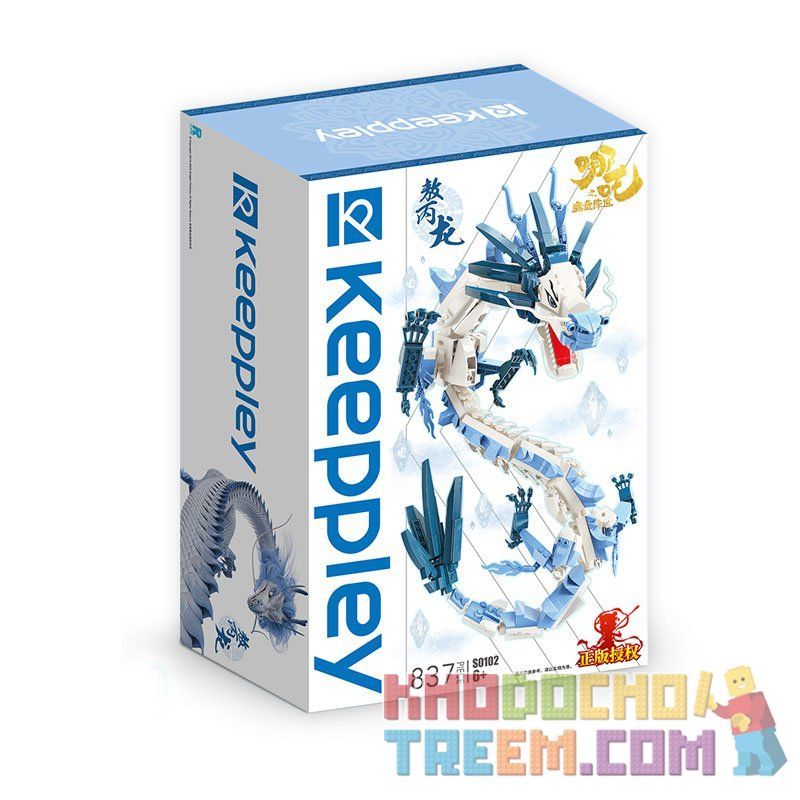 Enlighten S0102 0102 Qman S0102 0102 non  MÙA XUÂN QUỶ DỮ CỦA NEZHA AO BINGLONG bộ đồ chơi xếp lắp ráp ghép mô hình KEEPLEY Natra 837 khối