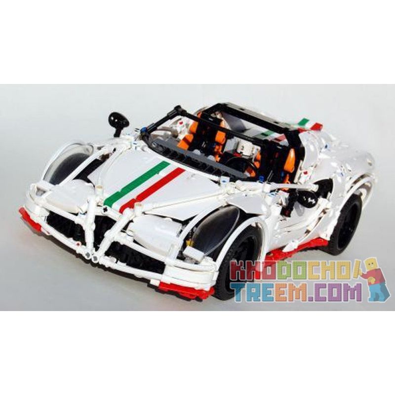 REBRICKABLE MOC-2927 2927 MOC2927 non  SIÊU XE THỂ THAO ALFA ROMEO bộ đồ chơi xếp lắp ráp ghép mô hình  ALFA ROMEO 4C SPIDER Kỹ Thuật Công Nghệ Cao Mô Hình Phương Tiện 2138 khối