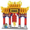 SEMBO 201020 non  MÚA LÂN NĂM MỚI bộ đồ chơi xếp lắp ráp ghép mô hình Seasonal Mùa Lễ Hội 1118 khối