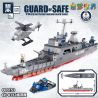 ZHEGAO QL0153 0153 non  TÀU TUẦN DƯƠNG CH-0153 bộ đồ chơi xếp lắp ráp ghép mô hình Guard Of Safe Bảo Vệ Bờ Biển 1052 khối