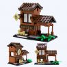 WANGE 2320 2315 2316 2317 2318 2319 non  CỬA HÀNG BÁN TRÀ VẢI RƯỢU NHÀ TRỌ bộ đồ chơi xếp lắp ráp ghép mô hình Mini Modular Đường Phố Thu Nhỏ 1025 khối