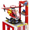 ZHEGAO QL0221 0221 non  FIRE EAGLE TÒA NHÀ AN TOÀN PHÒNG CHÁY bộ đồ chơi xếp lắp ráp ghép mô hình City Hero Anh Hùng Trong Thành Phố 558 khối