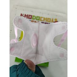 Khẩu trang trẻ em 3 - 10 tuổi KN95 Breazwell 530V lọc hơn 95% bụi siêu mịn PM2.5 có van thở, đệm mũi, chun vải mềm, đeo cả tai l