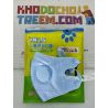 Khẩu trang trẻ em 3 - 10 tuổi KN95 Breazwell 530V lọc hơn 95% bụi siêu mịn PM2.5 có van thở, đệm mũi, chun vải mềm, đeo cả tai l