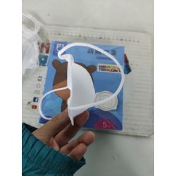 Khẩu trang gấu trẻ em 3 tháng - 3 tuổi KN95 Pingjia lọc hơn 95% bụi siêu mịn PM2.5 hình 3D chun vải siêu mềm chính hãng