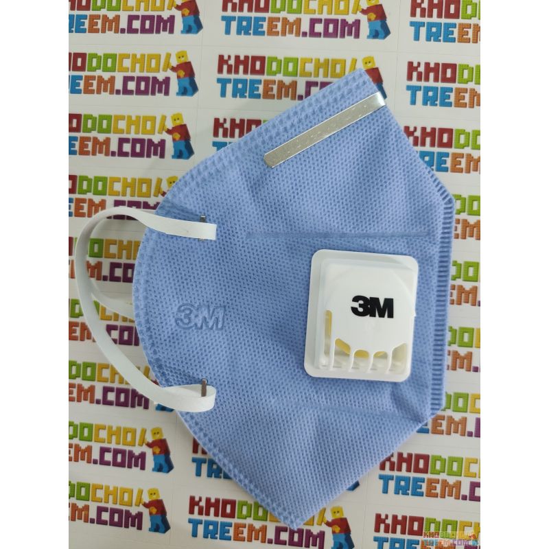 Khẩu trang 3M 9501C xanh tím hồng KN95 có đệm mũi lọc hơn 95% bụi siêu mịn PM2.5 có van thở, đeo tai, chính hãng Khẩu trang 3M 9501C xanh tím hồng KN95 có đệm mũi lọc hơn 95% bụi siêu mịn PM2.5 có van thở, đeo tai, chính hãng