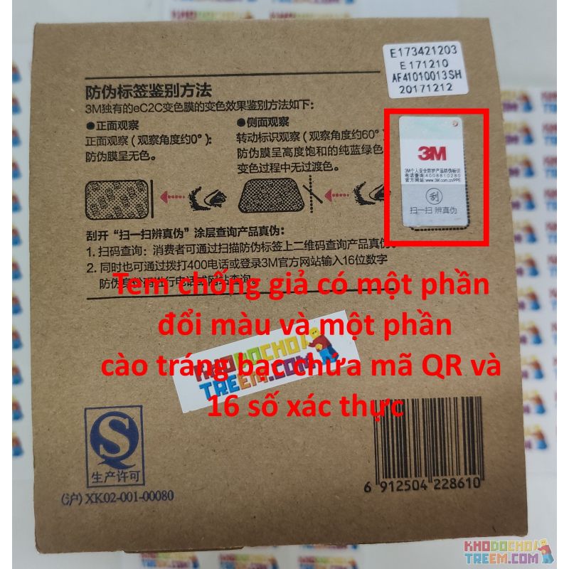 Khẩu trang 3M 9502V+ KN95 lọc hơn 95% bụi siêu mịn PM2.5 có van thở, đeo tai, chun vải mềm hơn 9502VT, chính hãng