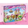 GUDI 9018 non  CÔNG CHÚA ALICE KHU VƯỜN BÍ MẬT bộ đồ chơi xếp lắp ráp ghép mô hình Alice Princess SECRET GARDAN 498 khối