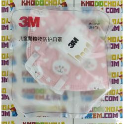 Khẩu trang trẻ em 3M 9561V KN95 lọc hơn 95% bụi siêu mịn PM2.5 có van thở, đệm mũi