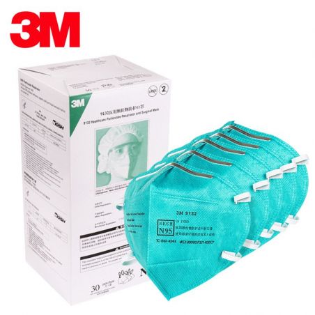 Khẩu trang 3M 9132 N95 lọc hơn 95% bụi siêu mịn PM2.5 có thể dùng làm khẩu trang phẫu thuật chống được máu và dịch người bệnh ở 