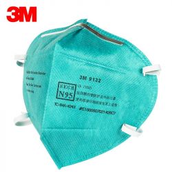 Khẩu trang 3M 9132 N95 lọc hơn 95% bụi siêu mịn PM2.5 có thể dùng làm khẩu trang phẫu thuật chống được máu và dịch người bệnh ở 