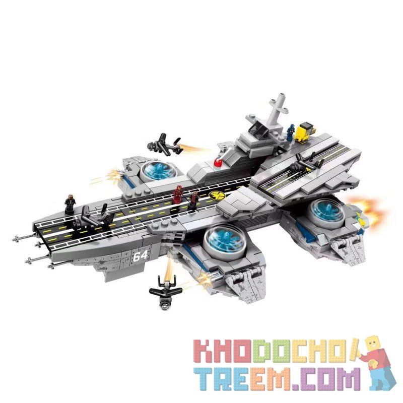 SHENG YUAN SY SY1415 1415 Xếp hình kiểu Lego SUPER HEROES S.H.I.E.L.D. Aircraft Carrier Trumpet Kèn tàu sân bay S.H.I.E.L.D. 808 khối SHENG YUAN SY SY1415 1415 Xếp hình kiểu Lego SUPER HEROES S.H.I.E.L.D. Aircraft Carrier Trumpet Kèn tàu sân bay S.H.I.E.L.D. 808 khối