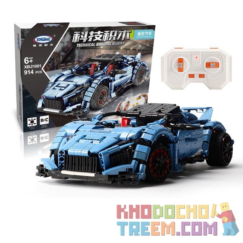 XingBao XB-21001 21001 Xếp hình kiểu LEGO Technic xe đua công thức 1 807 khối điều khiển từ xa XingBao XB-21001 21001 Xếp hình kiểu LEGO Technic xe đua công thức 1 807 khối điều khiển từ xa