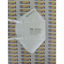 Khẩu trang 3M 9502+ KN95 lọc hơn 95% bụi siêu mịn PM2.5 và độc với màng than hoạt tính chun vải mềm đeo đầu chính hãng tốt nhất 
