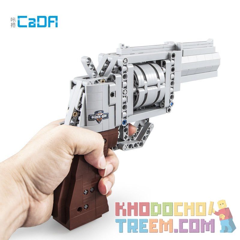 DOUBLEE CADA C81011 81011 non  SÚNG LỤC Ổ QUAY bộ đồ chơi xếp lắp ráp ghép mô hình Gun BLOCK GUN 475 khối