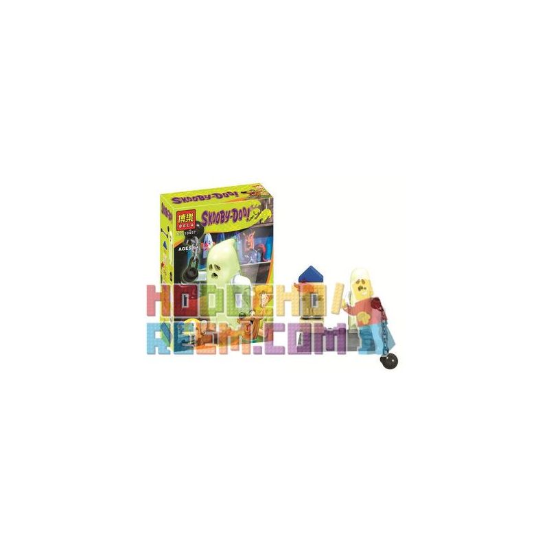 Bela 10457 Lari 10457 non Lego CẢNH THU NHỎ bộ đồ chơi xếp lắp ráp ghép mô hình Scooby-Doo Chú Chó Sợ Ma