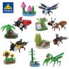 Kazi KY80021-3 80021-3 non  CON KIẾN ​​NHỎ HẠNH PHÚC bộ đồ chơi xếp lắp ráp ghép mô hình Insect Series Côn Trùng 53 khối