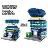 Kazi KY5003 5003 non  TRỤ SỞ CẢNH SÁT 2IN1 bộ đồ chơi xếp lắp ráp ghép mô hình Mini Modular ARCHITECTURE POLICE HEADQUARTERS Đường Phố Thu Nhỏ 131 khối