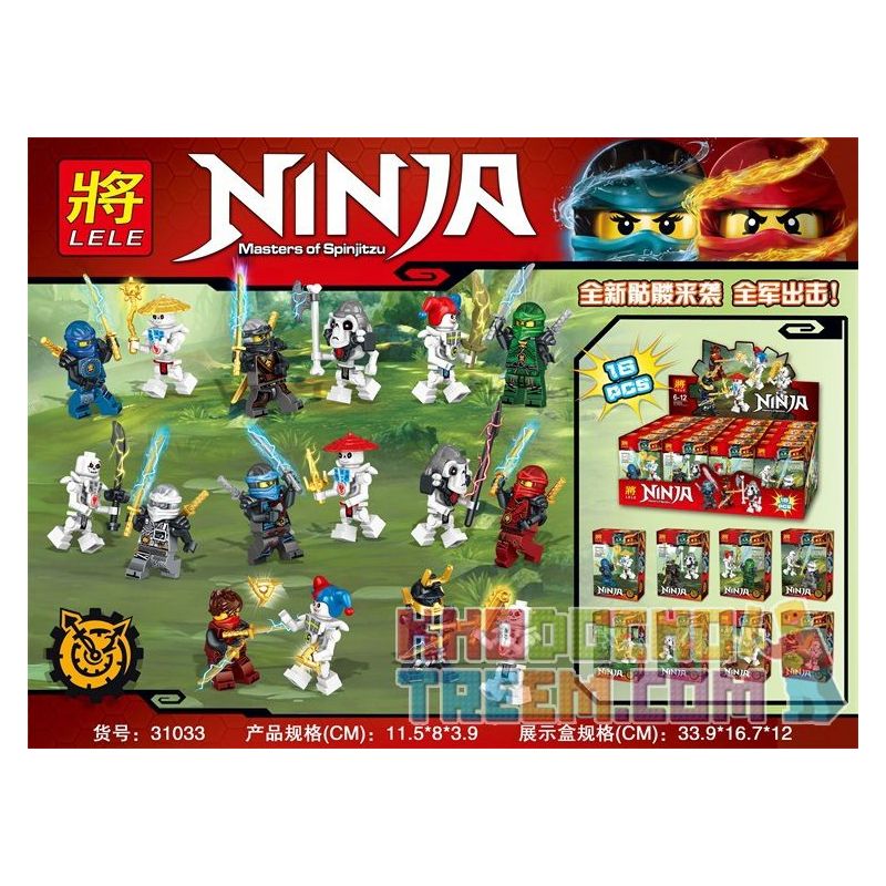 LELE 31033 non Lego NGƯỜI TÁM bộ đồ chơi xếp lắp ráp ghép mô hình The Lego Ninjago Movie Ninja Lốc Xoáy