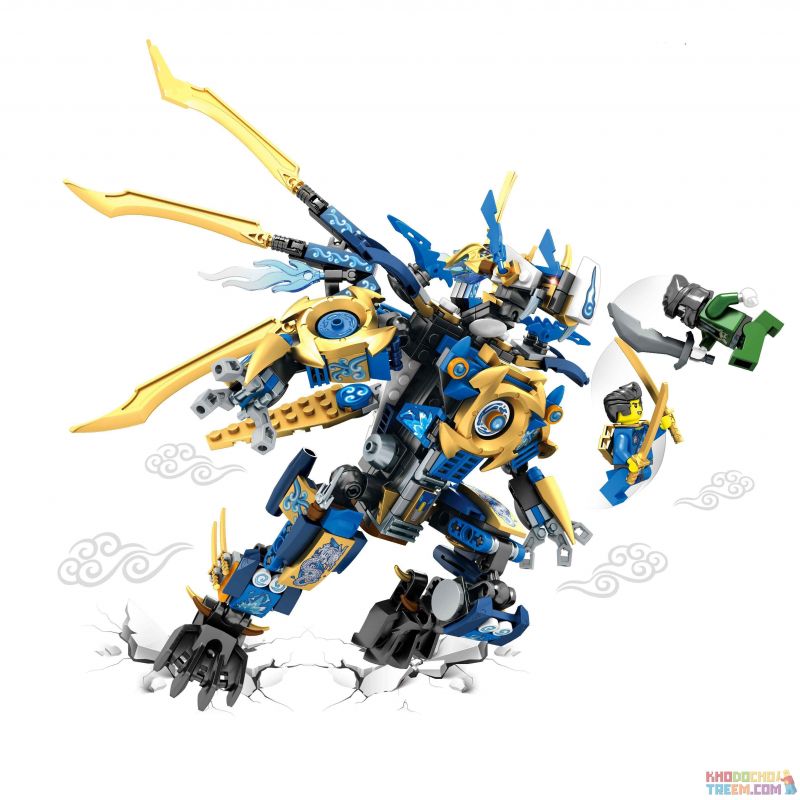 SHENG YUAN SY S8403 8403 non Lego RỒNG BAY LINH HỒN XANH bộ đồ chơi xếp lắp ráp ghép mô hình The Lego Ninjago Movie Ninja Lốc Xoáy 371 khối