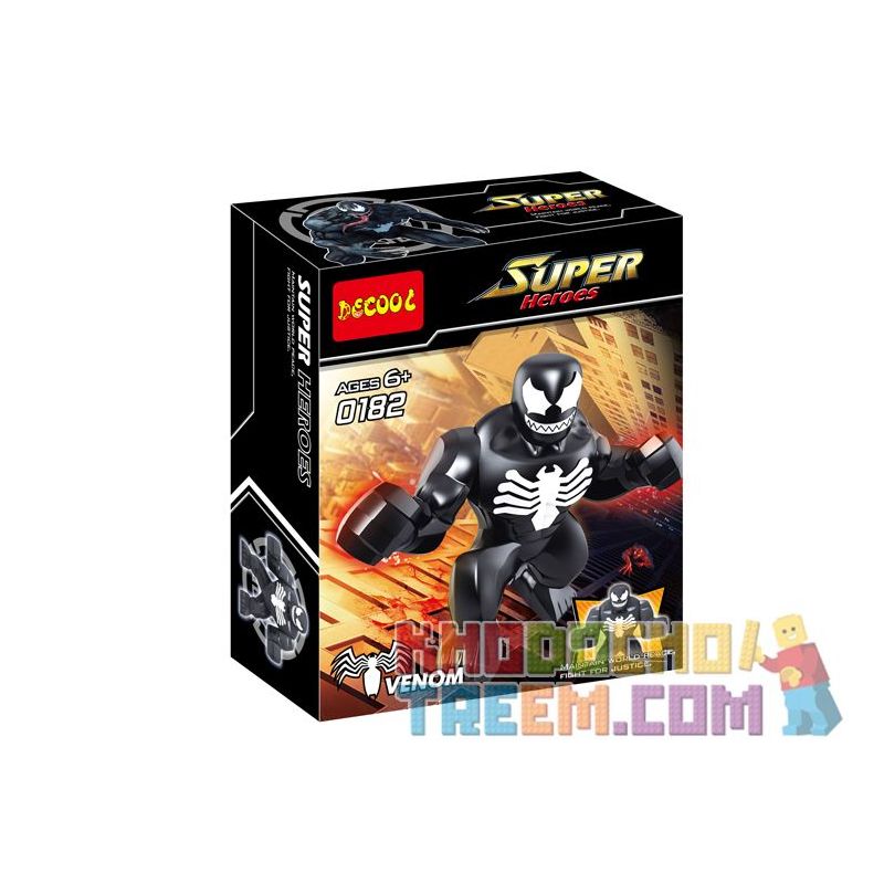 JISI 0182 non Lego NỌC ĐỘC TRƯỞNG THÀNH bộ đồ chơi xếp lắp ráp ghép mô hình Super Heroes NENOM Siêu Nhân Anh Hùng