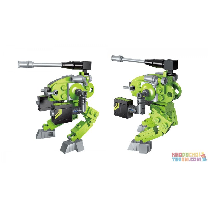 Enlighten 1802 Qman 1802 non  FOUR IN ONE VANGUARD bộ đồ chơi xếp lắp ráp ghép mô hình Transformers SUPER MECHA LEAGUE Robot Đại Chiến Người Máy Biến Hình 253 khối