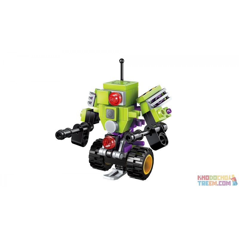 Enlighten 1802 Qman 1802 non  FOUR IN ONE VANGUARD bộ đồ chơi xếp lắp ráp ghép mô hình Transformers SUPER MECHA LEAGUE Robot Đại Chiến Người Máy Biến Hình 253 khối