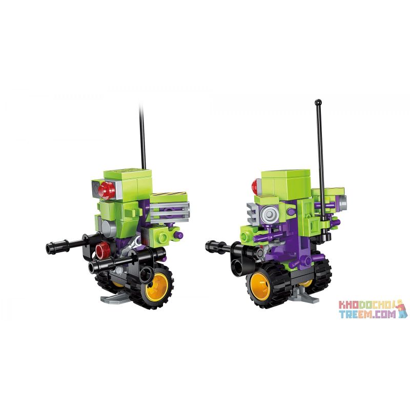 Enlighten 1802 Qman 1802 non  FOUR IN ONE VANGUARD bộ đồ chơi xếp lắp ráp ghép mô hình Transformers SUPER MECHA LEAGUE Robot Đại Chiến Người Máy Biến Hình 253 khối