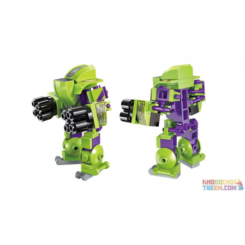 Enlighten 1802 Qman 1802 non  FOUR IN ONE VANGUARD bộ đồ chơi xếp lắp ráp ghép mô hình Transformers SUPER MECHA LEAGUE Robot Đại Chiến Người Máy Biến Hình 253 khối