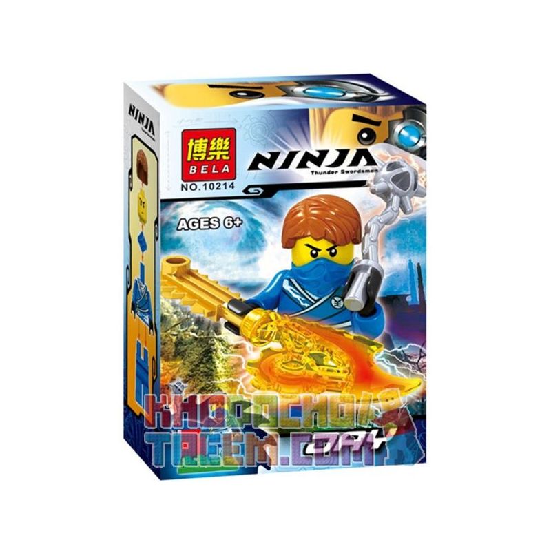 Bela 10214 Lari 10214 non Lego NHÀ TÙ bộ đồ chơi xếp lắp ráp ghép mô hình The Lego Ninjago Movie JAY-REBOOTED Ninja Lốc Xoáy 12 khối