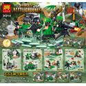 LELE 36014 non Lego MINIFIGURES 4 KIỂU bộ đồ chơi xếp lắp ráp ghép mô hình Pubg Battlegrounds Bắn Súng 229 khối