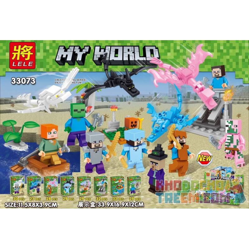 LELE 33073 Xếp hình kiểu Lego MINECRAFT MY WORLD House Small Scene 8 8 Cảnh Nhỏ Nhỏ 232 khối LELE 33073 Xếp hình kiểu Lego MINECRAFT MY WORLD House Small Scene 8 8 Cảnh Nhỏ Nhỏ 232 khối