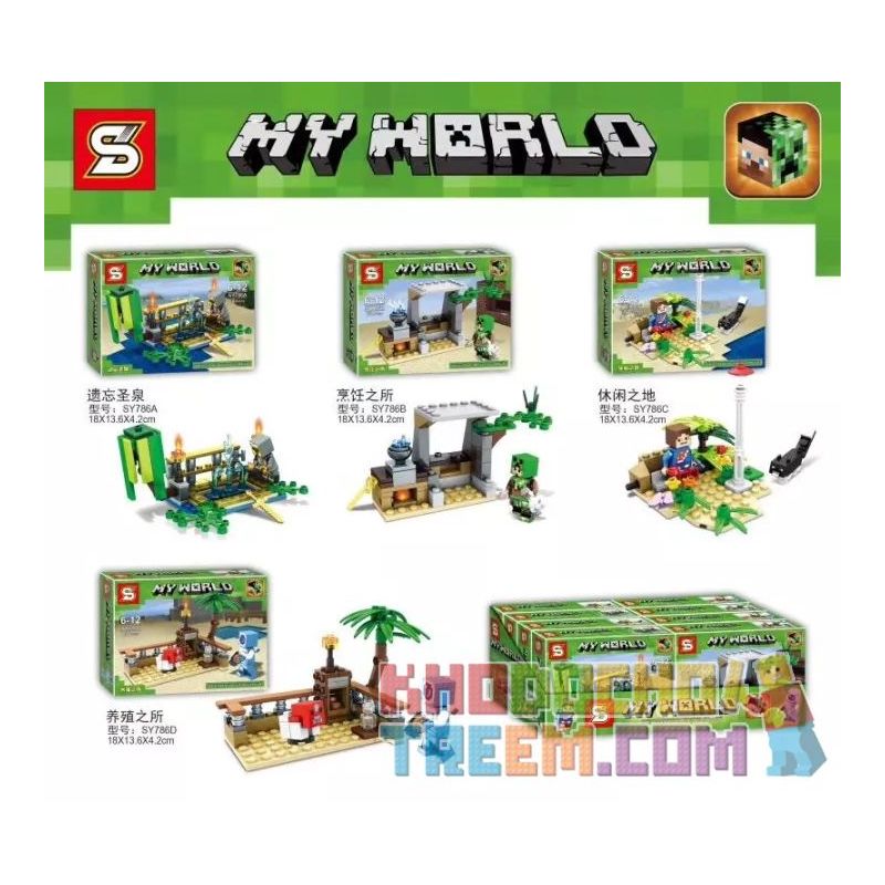 SHENG YUAN SY 786 SY786 SY786A 786A SY786B 786B SY786C 786C SY786D 786D Xếp hình kiểu Lego MINECRAFT MY WORLD Small Scene 4 4 Cảnh Nhỏ gồm 6 hộp nhỏ SHENG YUAN SY 786 SY786 SY786A 786A SY786B 786B SY786C 786C SY786D 786D Xếp hình kiểu Lego MINECRAFT MY WORLD Small Scene 4 4 Cảnh Nhỏ gồm 6 hộp nhỏ