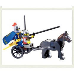 Enlighten 1012 Qman 1012 non  TRANH GIÀNH PHÁO bộ đồ chơi xếp lắp ráp ghép mô hình Medieval Castle CASTLE KNIGHTS FIGHTING Chiến Tranh Trung Cổ 42 khối