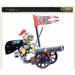 Enlighten 1012 Qman 1012 non  TRANH GIÀNH PHÁO bộ đồ chơi xếp lắp ráp ghép mô hình Medieval Castle CASTLE KNIGHTS FIGHTING Chiến Tranh Trung Cổ 42 khối