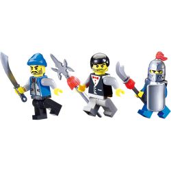 Enlighten 1013 Qman 1013 non  LÒ RÈN bộ đồ chơi xếp lắp ráp ghép mô hình Medieval Castle CASTLE KNIGHTS SMITHY Chiến Tranh Trung Cổ 81 khối