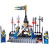 Enlighten 1014 Qman 1014 non  LĨNH VỰC VÕ THUẬT bộ đồ chơi xếp lắp ráp ghép mô hình Medieval Castle CASTLE KNIGHTS ARENA Chiến Tranh Trung Cổ 88 khối