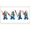 Enlighten 1014 Qman 1014 non  LĨNH VỰC VÕ THUẬT bộ đồ chơi xếp lắp ráp ghép mô hình Medieval Castle CASTLE KNIGHTS ARENA Chiến Tranh Trung Cổ 88 khối