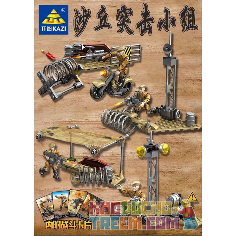 Kazi KY3001 3001 KY3001-1 3001-1 KY3001-2 3001-2 KY3001-3 3001-3 KY3001-4 3001-4 Xếp hình kiểu Lego MILITARY ARMY Hunter-Killer Team Dune Assault Team Collector's Edition 4 Types Dune Assault Team Col Kazi KY3001 3001 KY3001-1 3001-1 KY3001-2 3001-2 KY3001-3 3001-3 KY3001-4 3001-4 Xếp hình kiểu Lego MILITARY ARMY Hunter-Killer Team Dune Assault Team Collector's Edition 4 Types Dune Assault Team Col