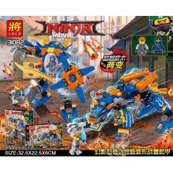 LELE 31082 Xếp hình kiểu THE LEGO NINJAGO MOVIE The LELE NINJA Movie Phantom Ninja Ultimate Transformers Phantom Ninja Transformers Ultimate 255 khối