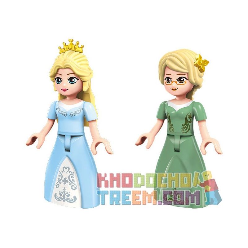 Enlighten 2601 Qman 2601 non  CÂU CHUYỆN TRƯỚC KHI ĐI NGỦ CỦA LEAH bộ đồ chơi xếp lắp ráp ghép mô hình Prinecess Leah PRINECESS LEAH LEAH'S BEDCHAMBER Công Chúa Leah 269 khối