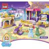 Enlighten 2601 Qman 2601 non  CÂU CHUYỆN TRƯỚC KHI ĐI NGỦ CỦA LEAH bộ đồ chơi xếp lắp ráp ghép mô hình Prinecess Leah PRINECESS LEAH LEAH'S BEDCHAMBER Công Chúa Leah 269 khối
