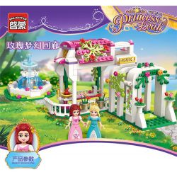 Enlighten 2602 Qman 2602 non  HOA HỒNG MƠ ƯỚC bộ đồ chơi xếp lắp ráp ghép mô hình Prinecess Leah PRINECESS LEAH ROSE CORRIDOR Công Chúa Leah 264 khối